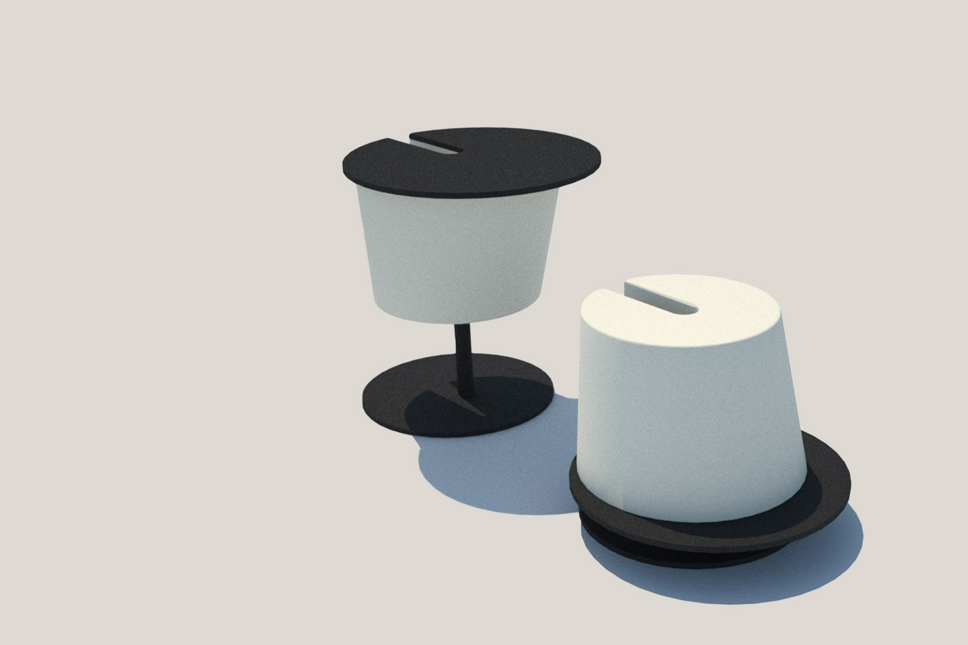 Flip stool / table